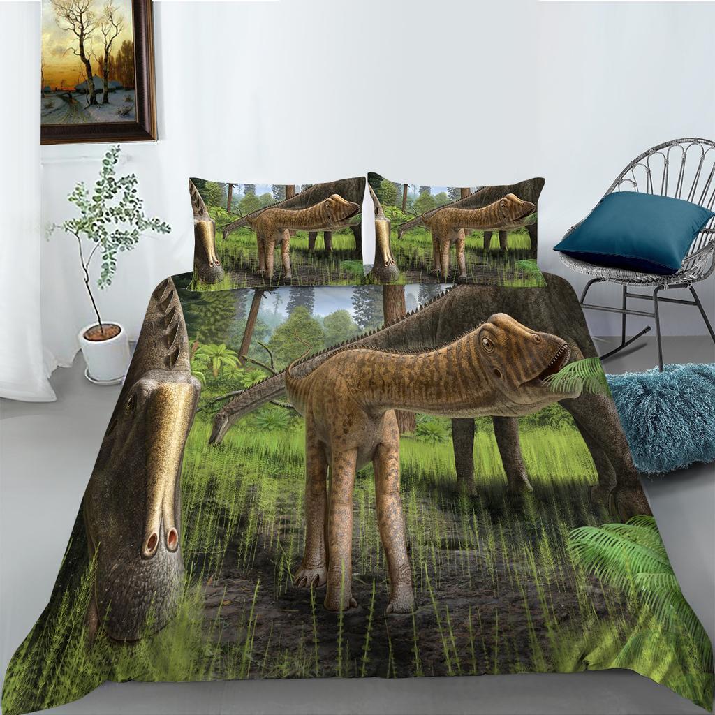 3D Digital Printing Polyester Bedding Two-Or Three-Piece Dinosaur Series