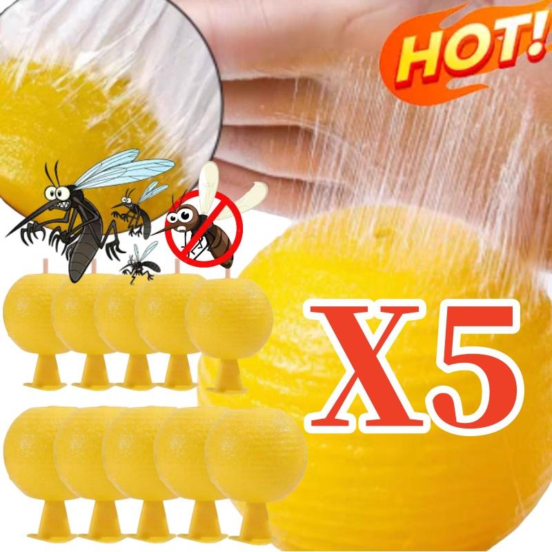 1-5PCS Ball Fruit Fly Catcher Pest Control Sticky Traps 8.2cm Wasp Bee Insect Trap Gnat Traps For Indoor Outdoor Kitchen Plants