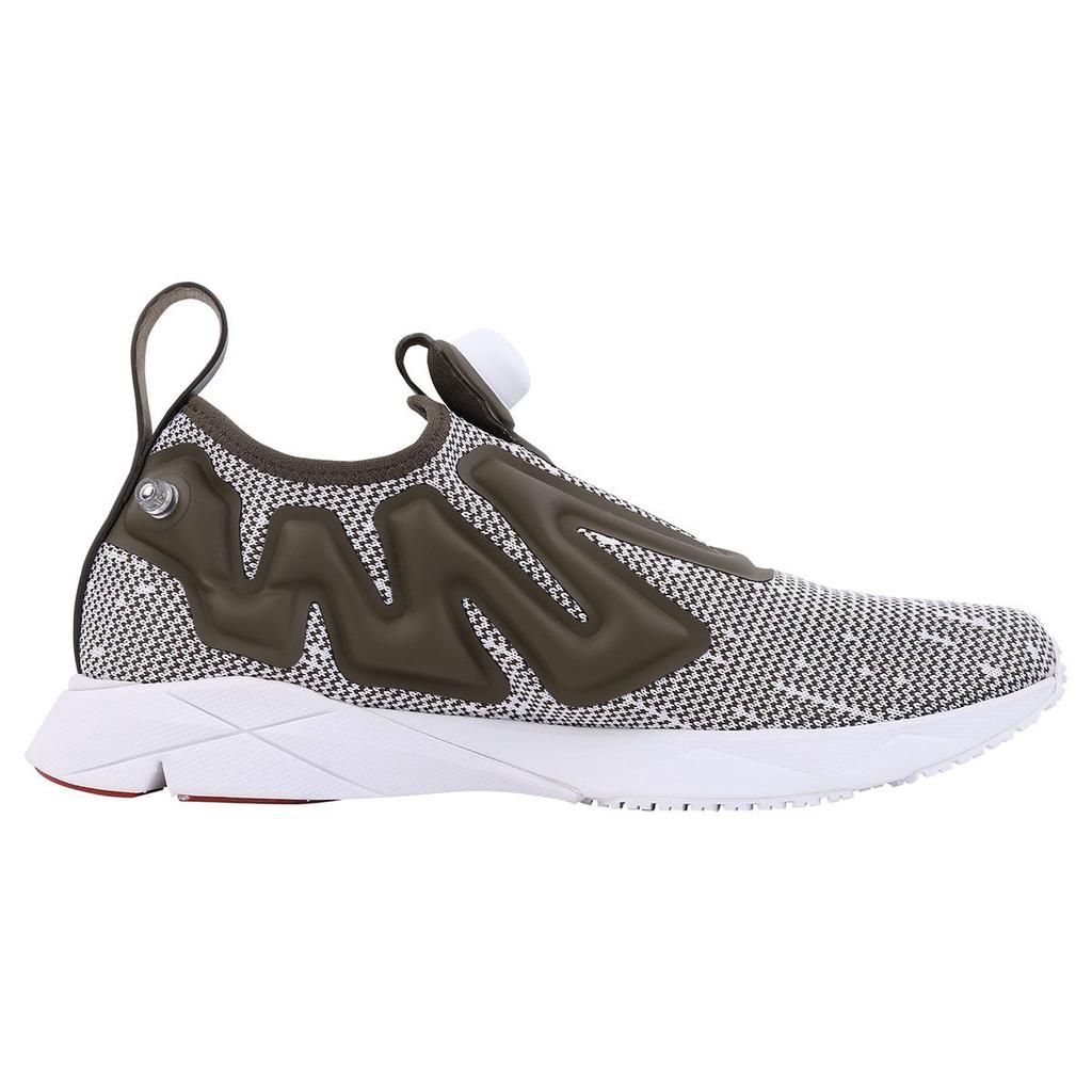 Reebok Pump Supreme Fabric Synthetic Leather Breathable Durable Lightweight Low-Top Running Shoes Unisex Sneaker Gray CN1689