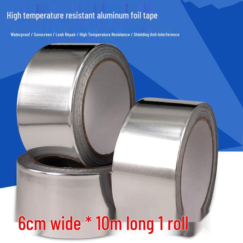 Gelite Thickened Aluminum Foil Sealing & Repair Tape 6cm x 10m