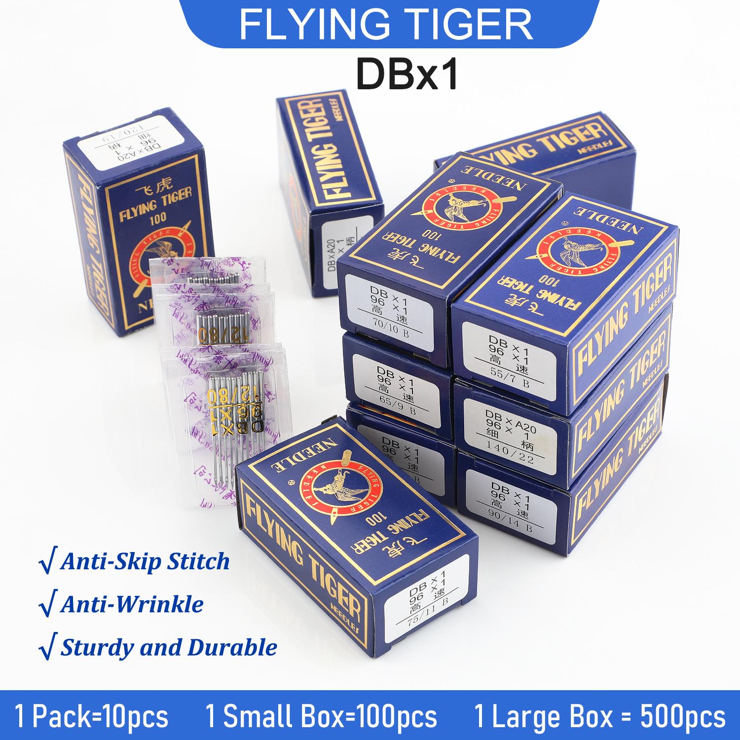 Flying Tiger DB*1 DBX1 Sewing Needle for Industrial Single Needle Lockstitch Sewing Machine 9# 11# 12# 14# 16# 18# one box(500pcs) 90/14#