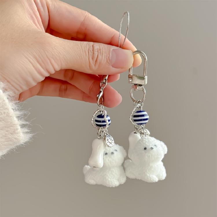 Playful Dog Phone Lanyard Fashionable and Practical Bag Charm Phone Pendant for Adding Character to Your Accessories