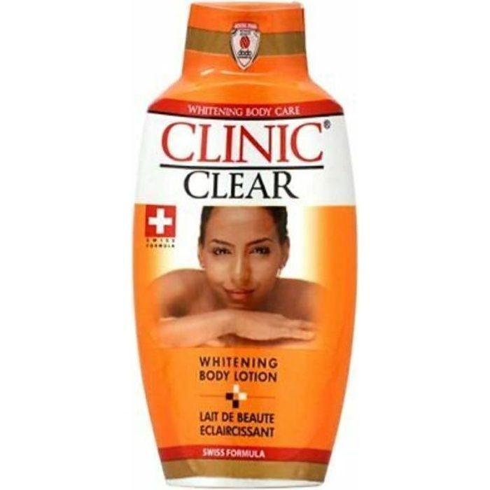 Lait éclaircissant - Clinic Clear - 500 ml - Unifie le teint - Protège - Illumine