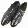 80s90s Vintage VAN BOMMEL by Royal Warrant Cap Toe Straight Tip Black Size 8 26.5(USED)