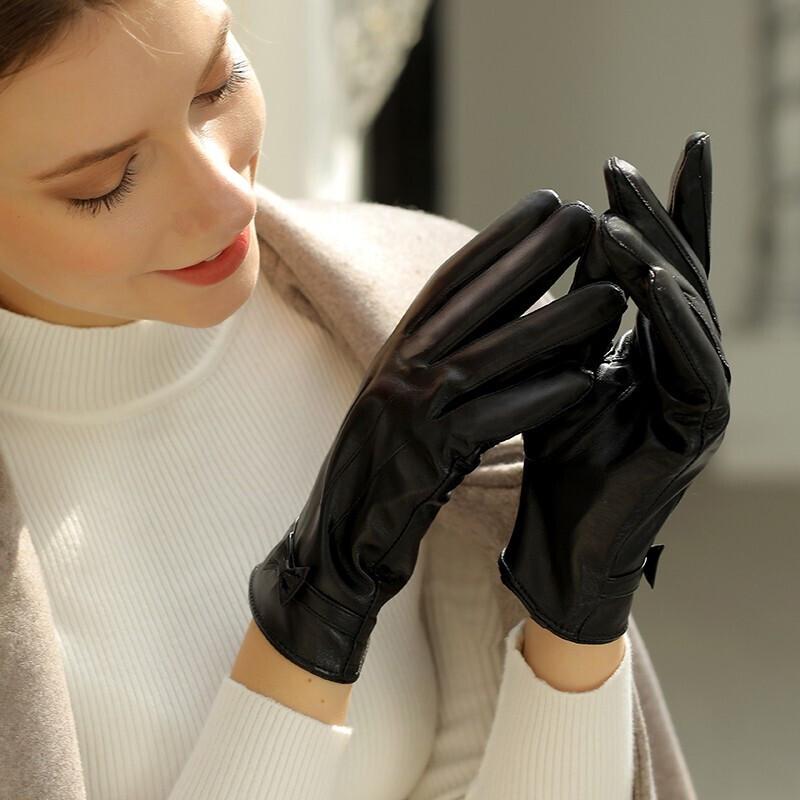 Tucano Women's Sheepskin Touchscreen Leather Gloves