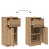 Sideboard Artisan Oak 30 x 30 x 70 cm Particle Board