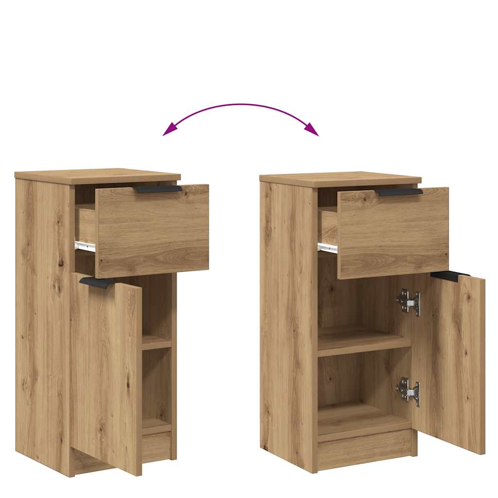 Sideboard Artisan Oak 30 x 30 x 70 cm Particle Board
