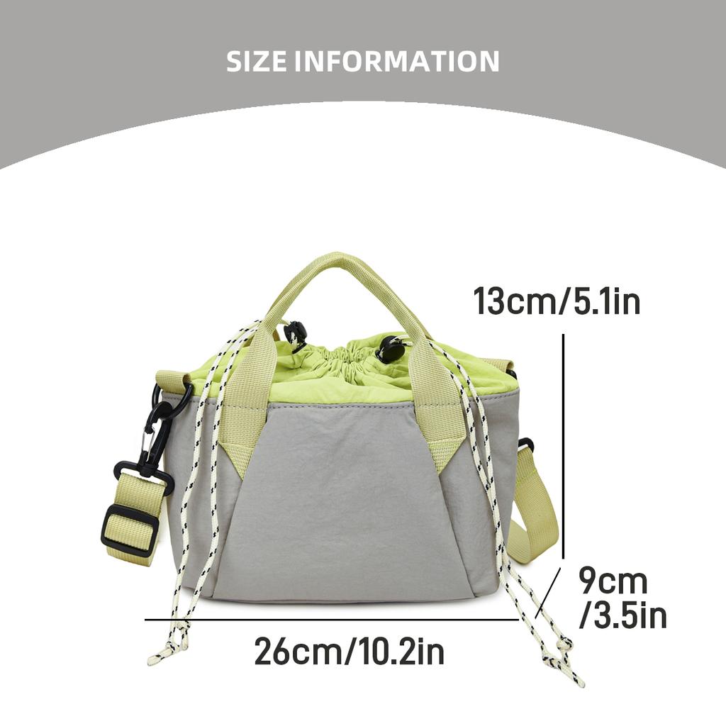 Niche Mini Lightweight Simple Small Drawstring Bag for Lipstick, Tissues, Versatile Phe Bag, Commuter Lightweight Shoulder Crossbody Bag,
