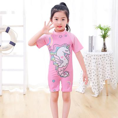 Kids Cartoon Swimsuit Girls One-Piece Quick-Drying Swimsuit