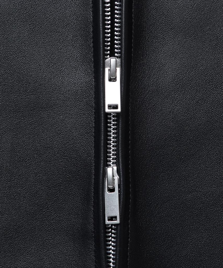 Musinsa Standard Lambskin Oversized Single Jacket [Black]
