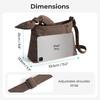 BAGSMART Shoulder Bags Women Versatile Tote Bag Lightweight Casual Commuting Crossbody Bag Underarm Hobo Bag