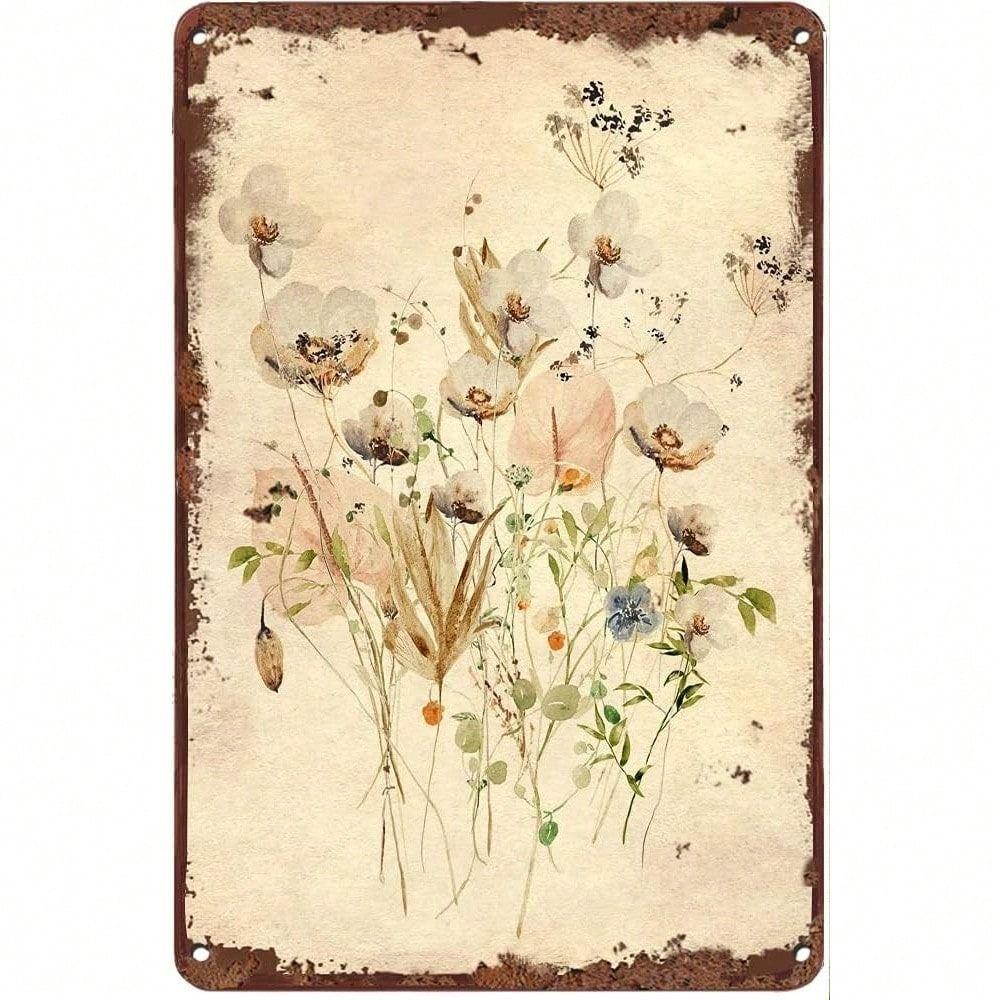 Tin Sign Art Metal Wall Decor 20x30cm Retro Vintage Painting
