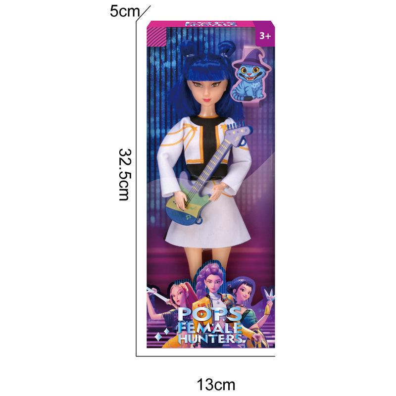 Cazadora de Demonios Muñeca Leyenda Banda de Chicos Demonio Juguete Figura de Vinilo 11.5 Pulgadas Grado de Coleccionista Regalo