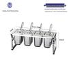 Caitang Stainless Steel Multi-Grid Seasoning Rack