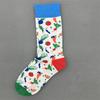 Happy Socks Women's Unisex Combed Cotton Sock Cherry Strawberry