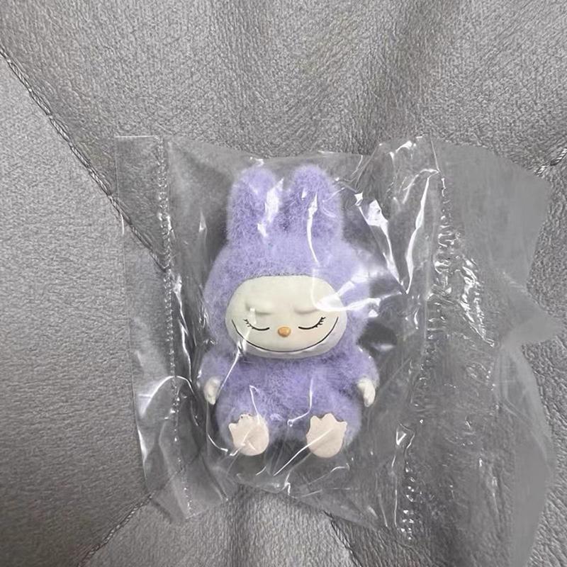 

1 шт. Детский подарок Мини Лабубу Кукла в сидячей позе Каваии Фигурка Модель Настольное украшение Орнамент DIY Аксессуары