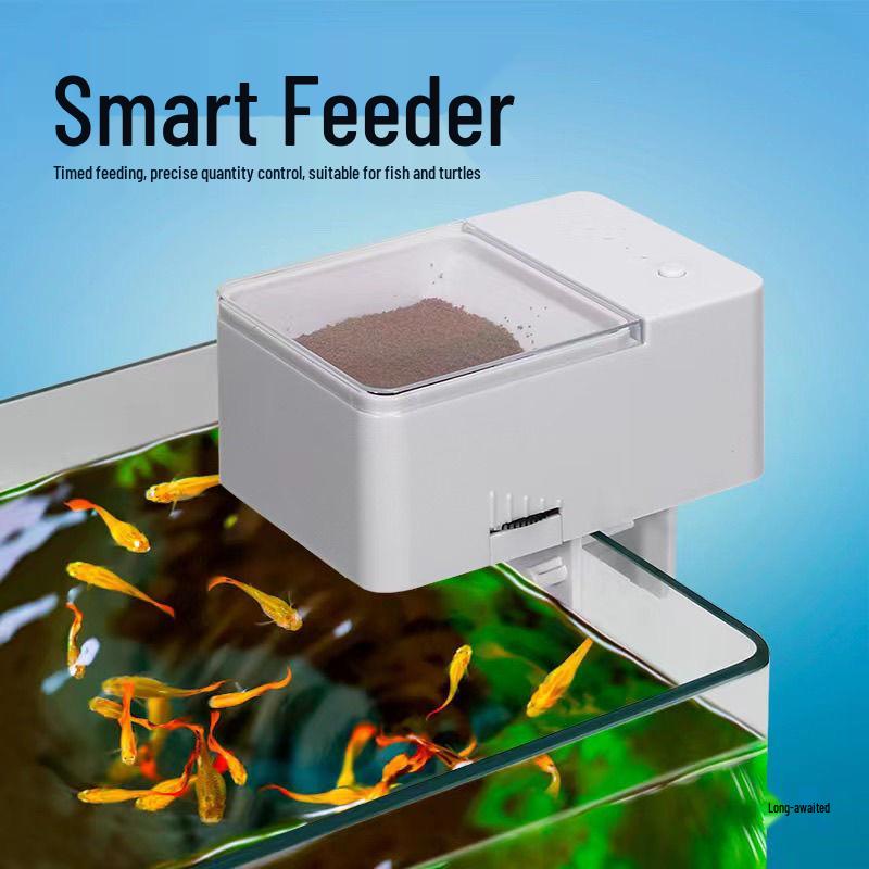 Automatic Fish Feeder: Timer Dispenser for Small Fish, Turtles, Koi, Goldfish