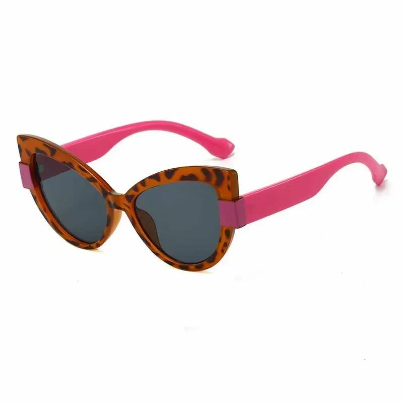 Cat Eye Oversized Sunglasses for Women Ins Personality with UV Protection Sun Glasses Pink Green Party Casual Eyewear