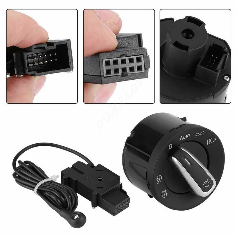 Auto Adjust Headlight Fog Lamp Control Switch&Sensor 5ND941431B 5ND959855 For Volkswagen Golf Caddy Jetta Tiguan Touran Passa