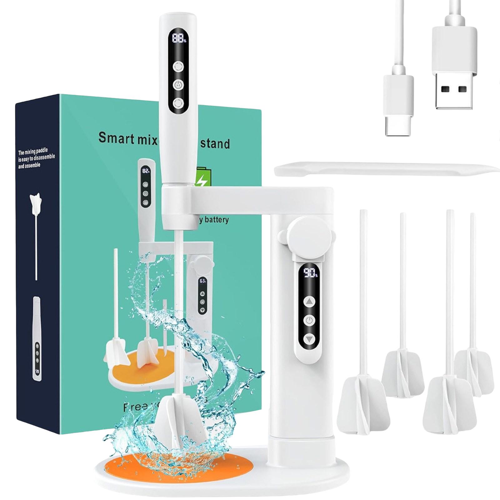 

Versatile Small Resin Mixer with 5 Speed Setting Designs Portable for Smooth Epoxy Mixing and Crafts Resin Art Creation