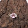 Morganite Stone 925 Sterling Silver Artisan New Cocktail Unique Anniversary Ring RR-46-7