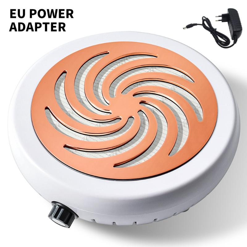 

4500 об/хв Супер Всмоктування Пилозбірник для Нігтів Потужний Екстрактор Пилу для Нігтів Вентилятор для Манікюру Пилосос та Фільтр золотий