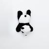 Cute Cartoon Panda Plush Fridge Magnet - Chengdu Travel Souvenir Animal Sticker