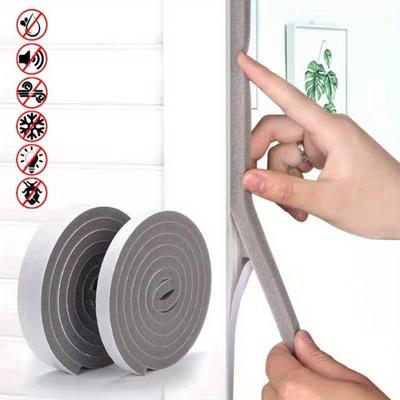 2 role/balení Těsnění proti povětrnostním vlivům Samolepicí těsnící pásky Pěna Okenní Sklo Dveře Zvukotěsné Antikolizní Prachotěsná mezera Teplá těsnící páska