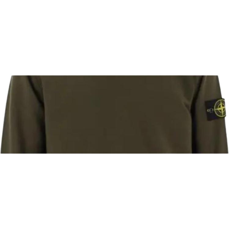 STONE ISLAND Ss25 Einfarbiger Rundhals-Langarm-Pullover Herren Pullover Grün K1S1561000-44S0051-V0054