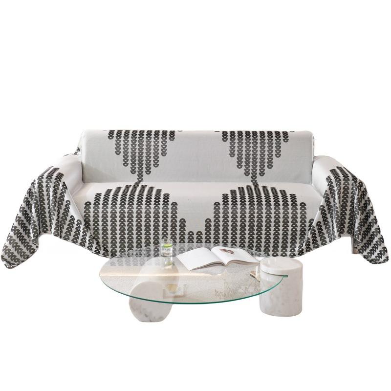 Sommer Kaltes Gefühl Eisseide Sofabezug Stoff Handtuch Sofabezug Sommer Sofamatte Kissen Staubdicht Einteiliger Bezug