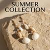 Ocean Resort Style Conch Starfish Pendant Earrings for Women Bohemia Shell Pearl Long Tassel Earrings Holiday Party Jewelry Gift