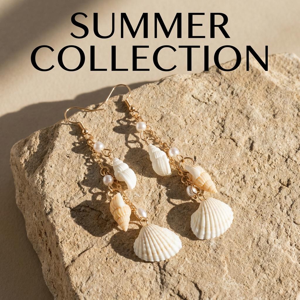 Ocean Resort Style Conch Starfish Pendant Earrings for Women Bohemia Shell Pearl Long Tassel Earrings Holiday Party Jewelry Gift