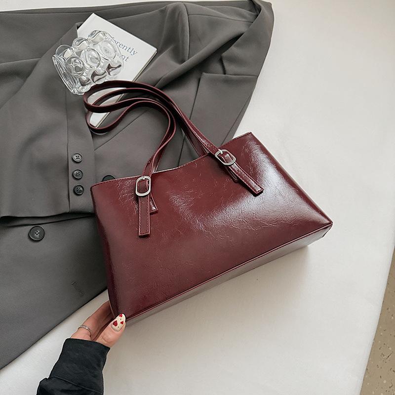 Commuter bag women's work fashion summer new shoulder bag women's double-layer large-capacity tote bag women