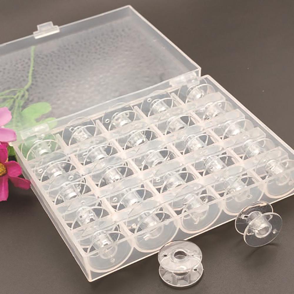 Item Plastic With Storage Box Plastic Bobbins Sewing Supplies Sewing Machine Accessories Bobbin