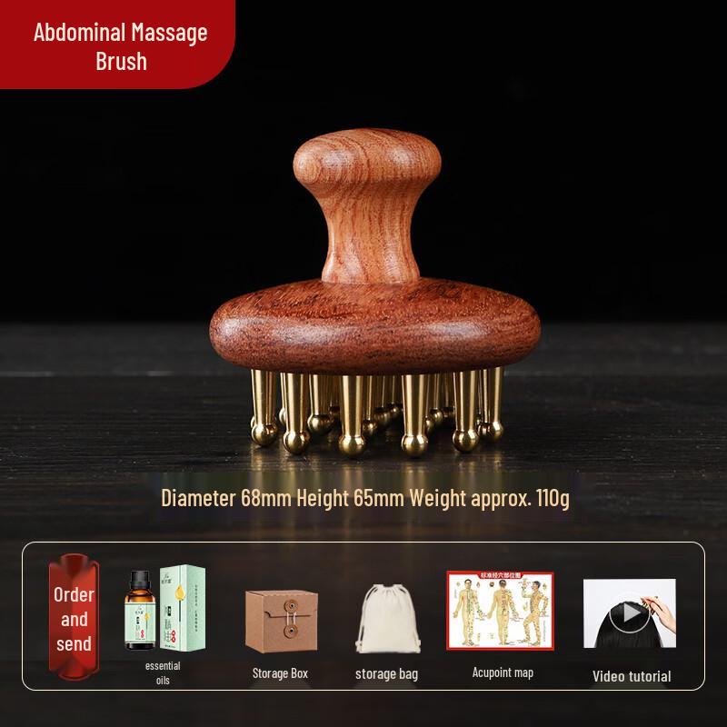 

Birch Wood & Brass Meridian Scalp Massager
