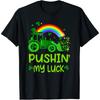 Pushing My Luck Tractor Truck St Patricks Day Toddler Boys Cotton Men T Shirt