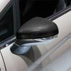 Glossy Black/Carbon Fiber Style Side Rearview Mirror Cover For Ford Fiesta Mk8 2018      2024 Mirror Cap