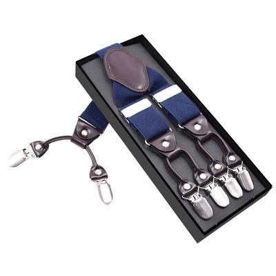 Ramidos Fashion Hosenträger Lederclips Hosenträger Vintage Casual Suspensorio
