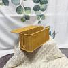 Imitation Rattan Cable Organizer Box Office Desk Charger Socket Network Line Storage Bin Power Cord Charger Storage Box