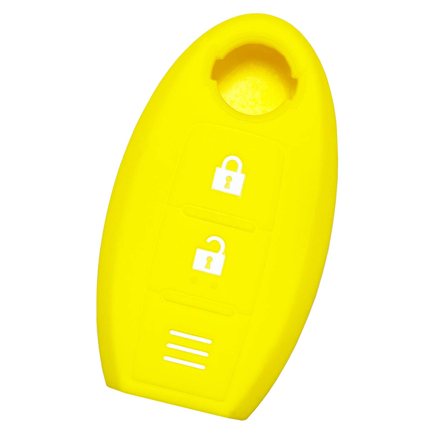 

[ИКТ] Силиконовый чехол для интеллектуального ключа автомобиля Nissan 2 кнопки Желтый / Блокнот / жёлтый