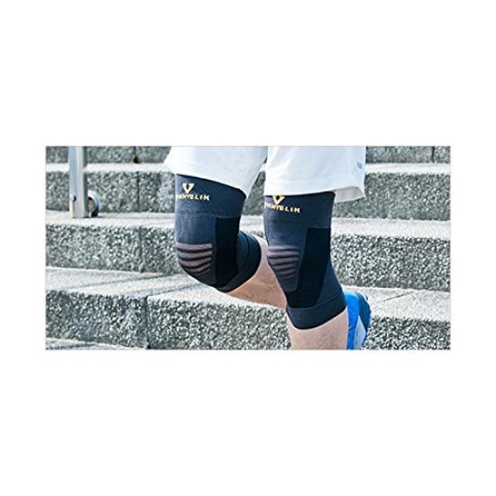 Vantelin Kowa Knee Large 1 piece Support, Size, Black, Ambidextrous,