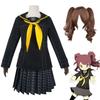 Persona 4 Kujikawa Rise School Uniform Cosplay Costume With Stylish Top Skirt And Tie