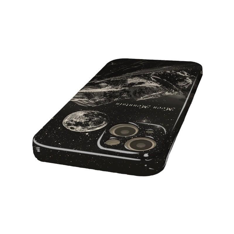 Applied Apple 11/11/11 Pro Personality Creative ins Wind 11/11 Film Shell Black Silent Moon Mountain