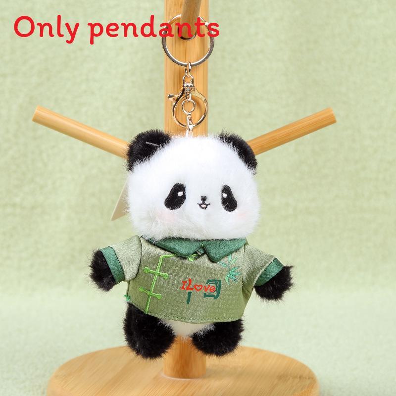Panda Keychain Plush Toy With Pp Cotton Filling For Backpack Decor And Collection