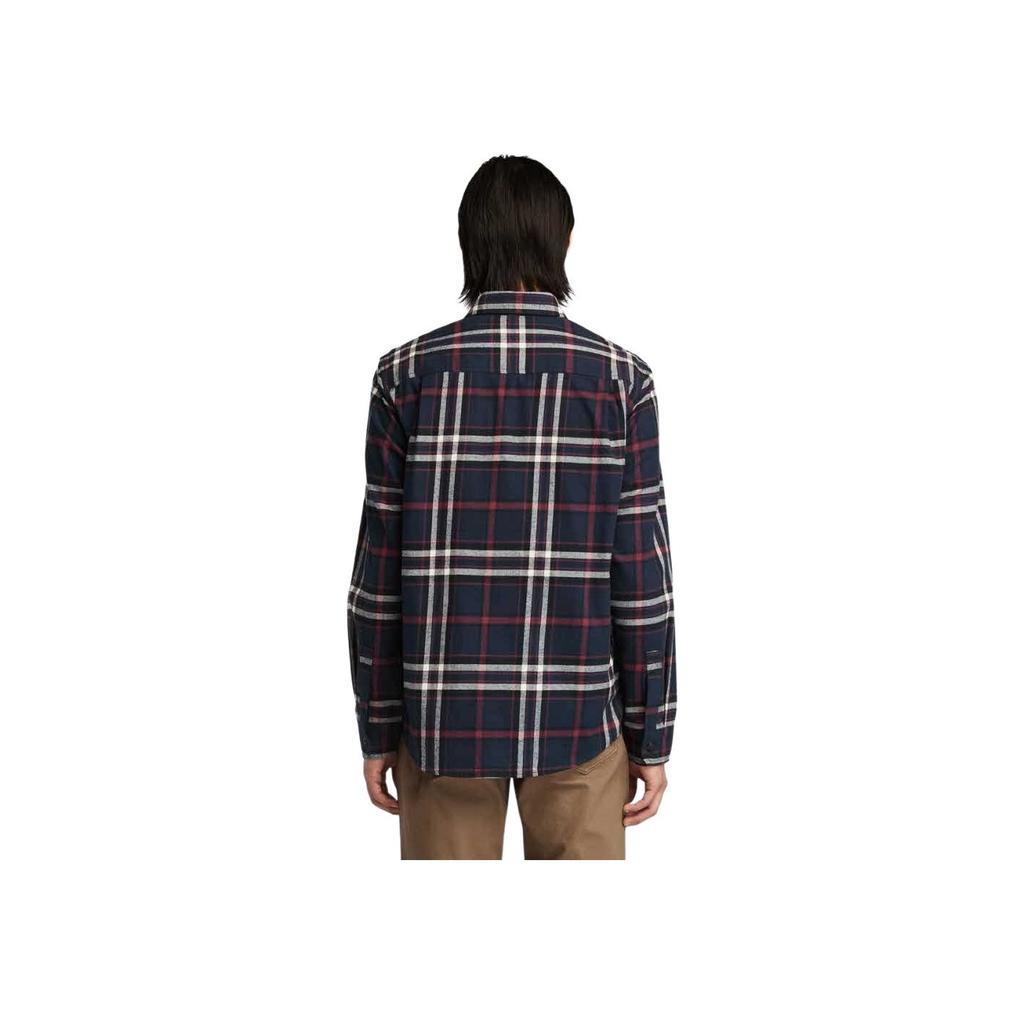 Timberland Camisa de Botão Versátil de Manga Comprida Homem camisas Azul Safira Profundo TB0A44H5B681
