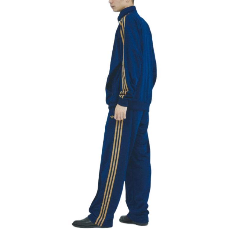 adidas Originals BECKENBAUERTRACK SUIT AW24 Jackets & Coats Men's Blue Yellow JD5268