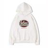 Season's new printed letter hooded sweater couple loose casual velvet