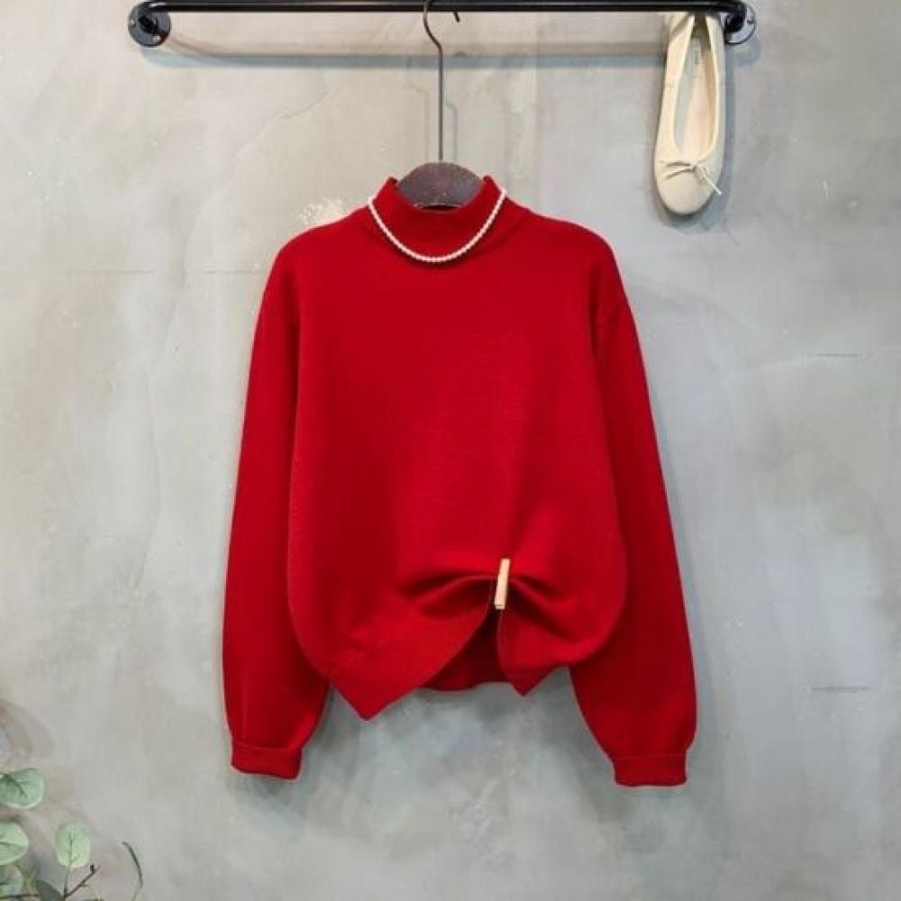 C S In The Room Dima baSiC Solid turtleneCk Knit 9ColorS