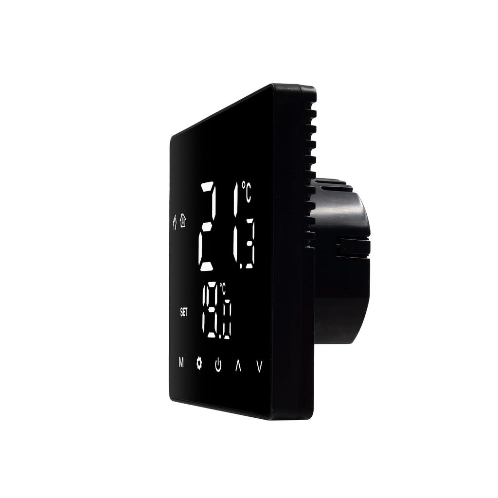 Tuya 16A STD WiFi Room Thermostat Black