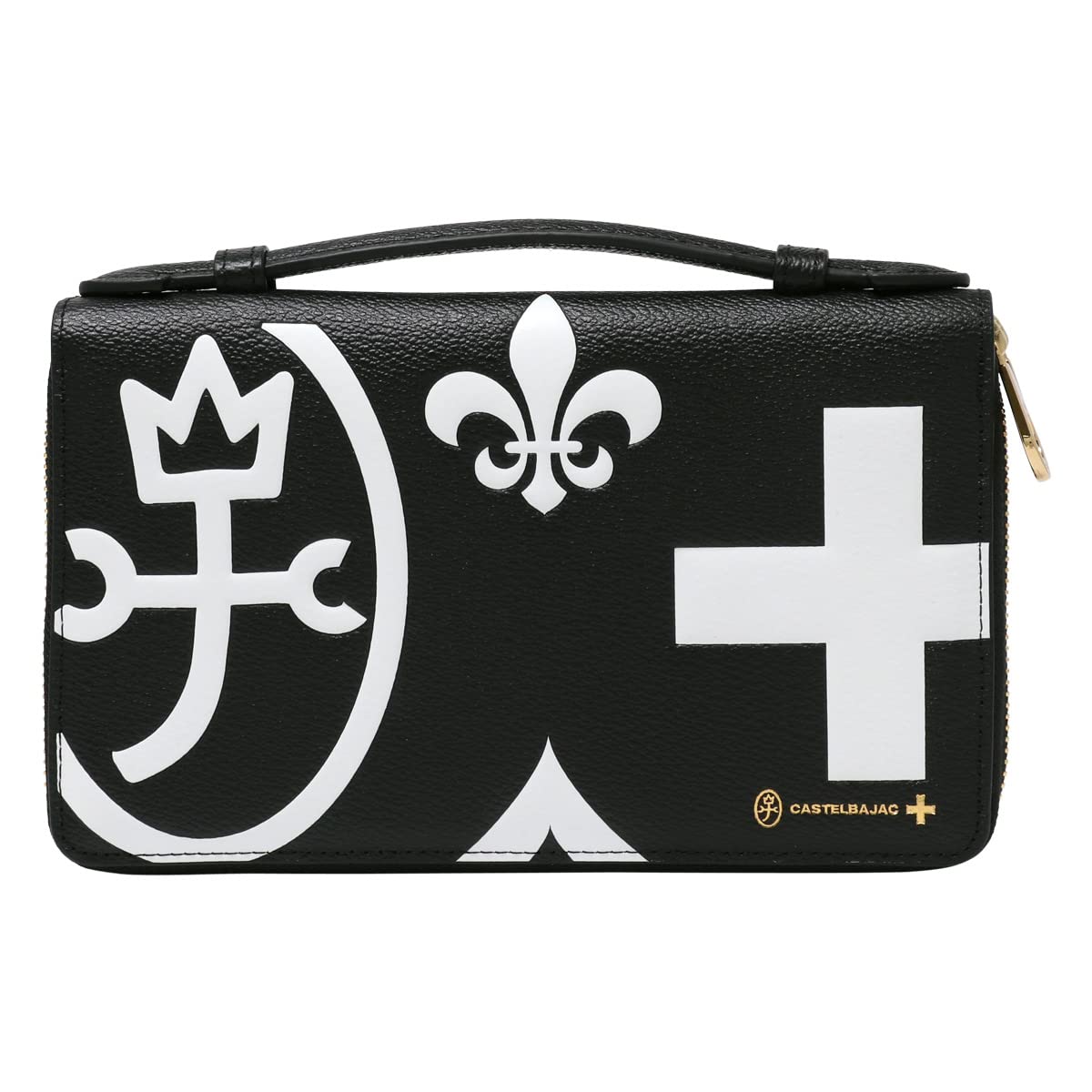 

Clutch Bag Long Wallet Nezel 081201 Smart Cell Genuine Leather Black [Castelbajac] [01]